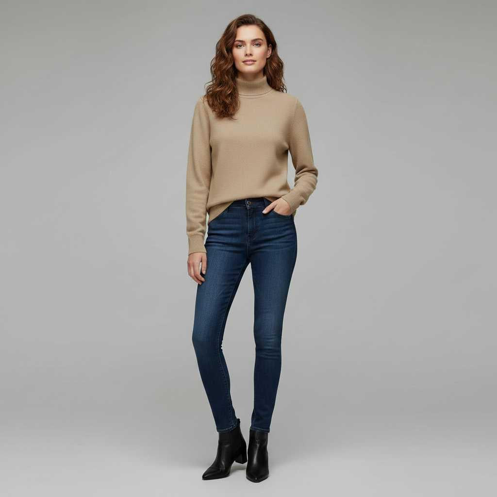 Eleganter Longpullover Damen | Zeitloser Stil für Jeden Anlass
