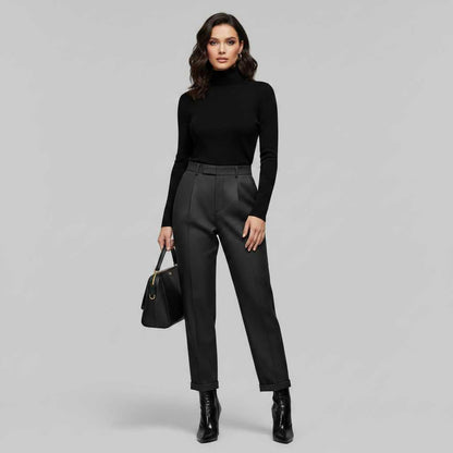 Hochtaillierte Damen Anzughose | Elegante Bürohose