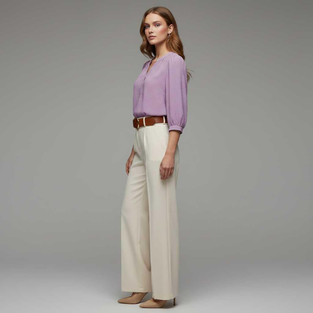 Patchwork Damenbluse | Modische Allrounder-Bluse