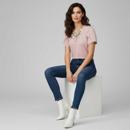 Vanessa | Damen Bluse aus Baumwolle