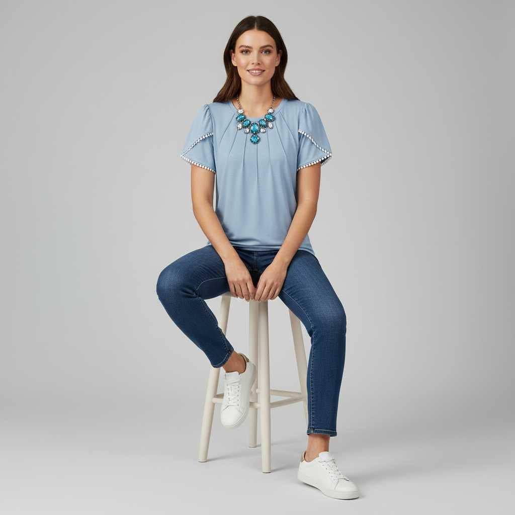Vanessa | Damen Bluse aus Baumwolle