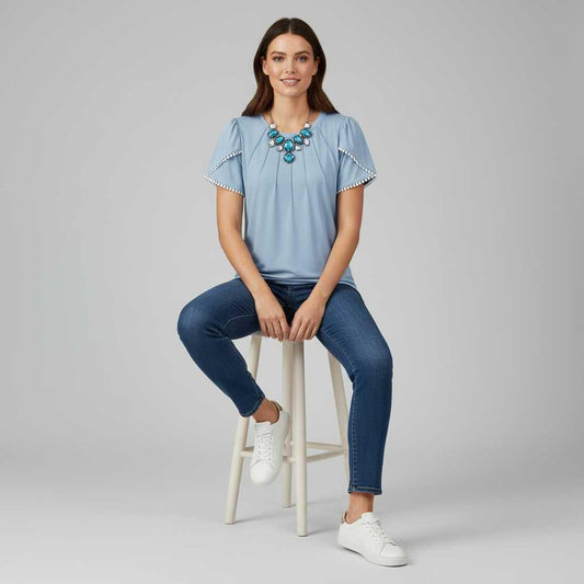 Vanessa | Damen Bluse aus Baumwolle